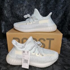 Giay yeezy 350v2 cloud white static 1