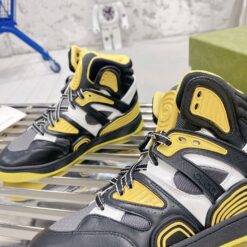 Gucci Basket sneaker black yellow 6