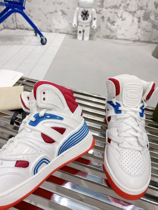 Gucci Basket sneaker white blue 4