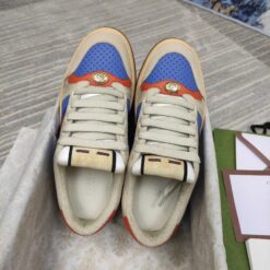 Gucci Screener GG White Blue Red Leather 4