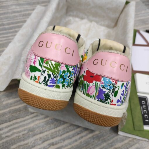 Gucci White Ken Scott Edition Floral Screener Sneaker 7