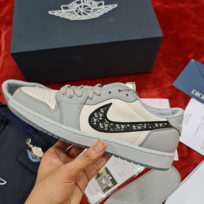 Giày Nike Jordan 1 Low X Dior Grey Replica 11 Bảo Hành Trọn Đời  GOO  STORE