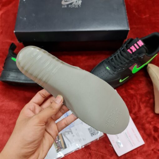 Nike Air Force 1 LV8 Utility Black UL Hyper Pink Scream Green 10