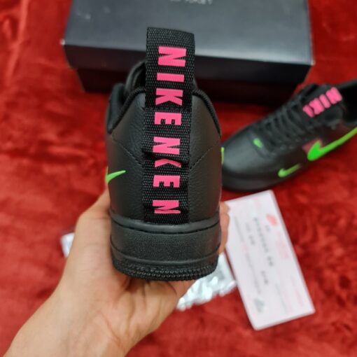 Nike Air Force 1 LV8 Utility Black UL Hyper Pink Scream Green 5